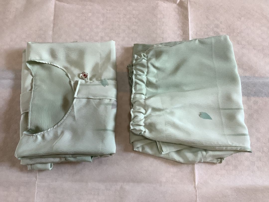 長襦袢反物から仕立てたシルクパジャマ　⑭