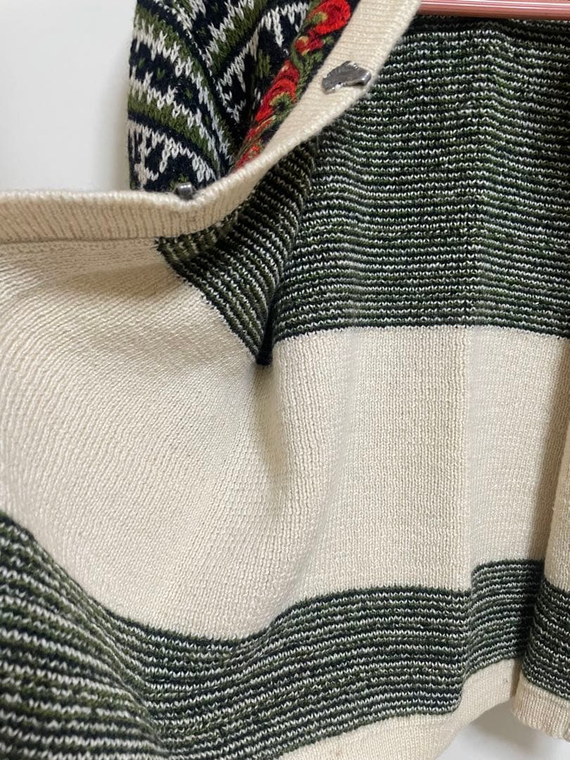 【ryo】ニット　ヴィンテージ　カーディガン　古着　ユーズド