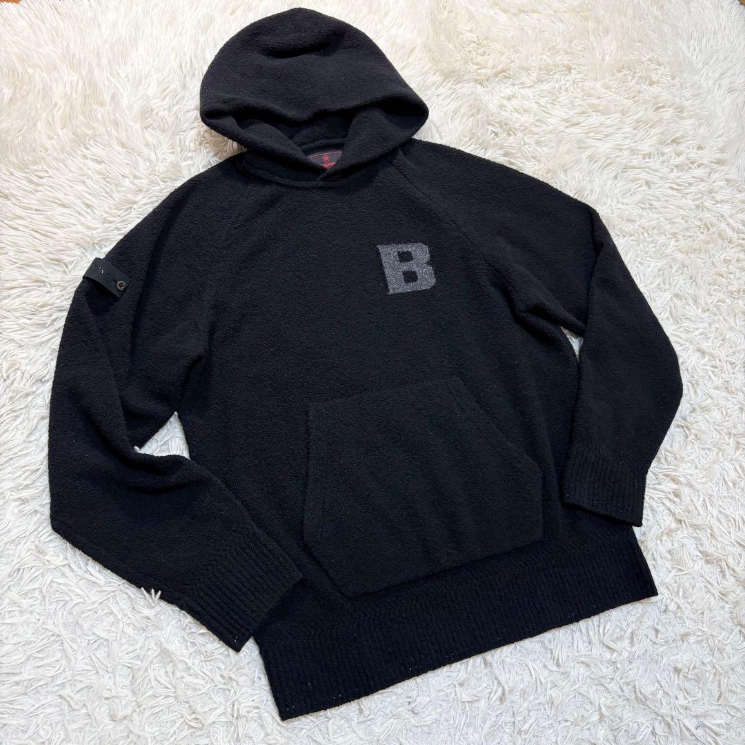 ブリーフィング　ニットパーカー　カシミヤ混 M