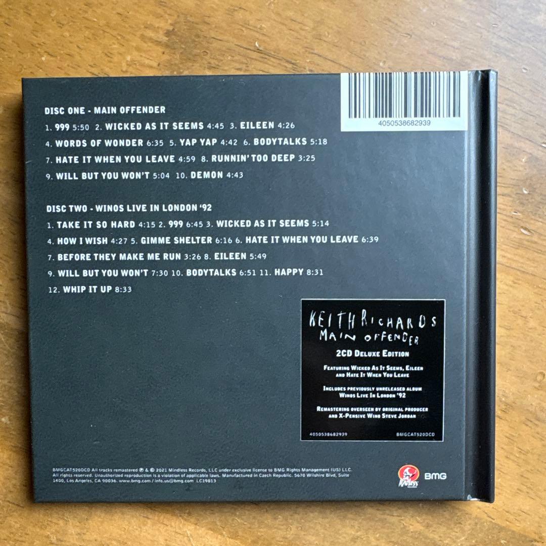 keith richards レアベスト 2枚組デラックス盤　計3タイトルセット
