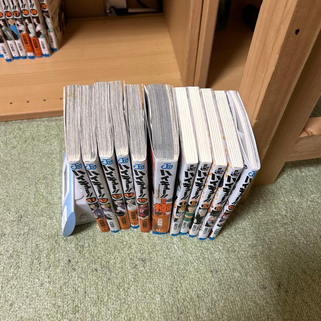ハイキュー漫画全巻、小説4巻、映画特典、ガイドブック