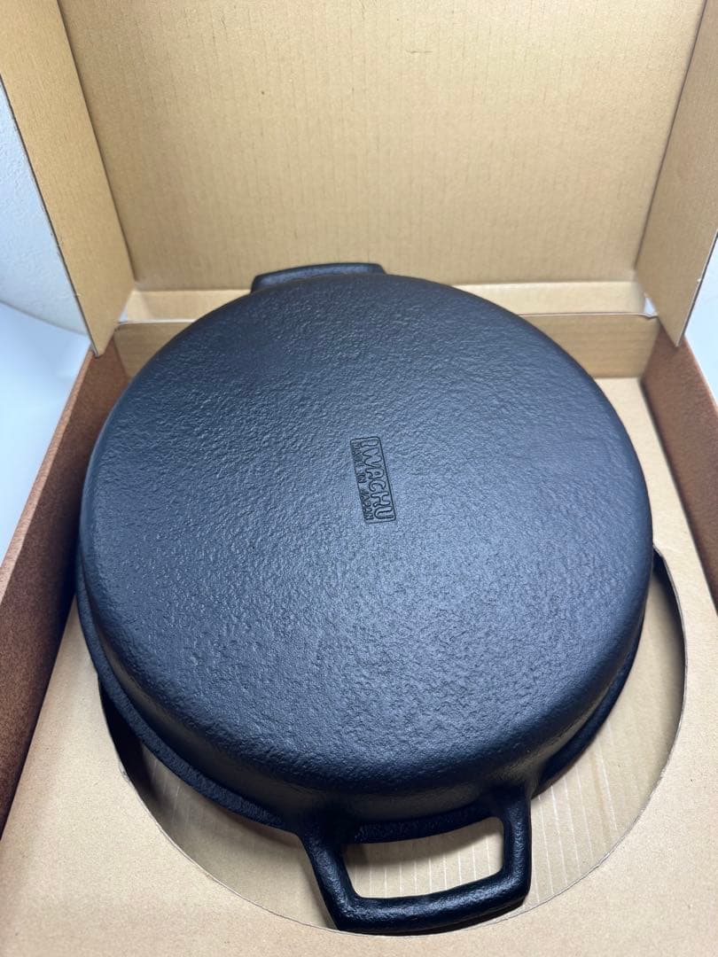 【新品未使用】岩鋳 南部鉄器 すき焼き鍋「ほほえみ」IH対応 日本製