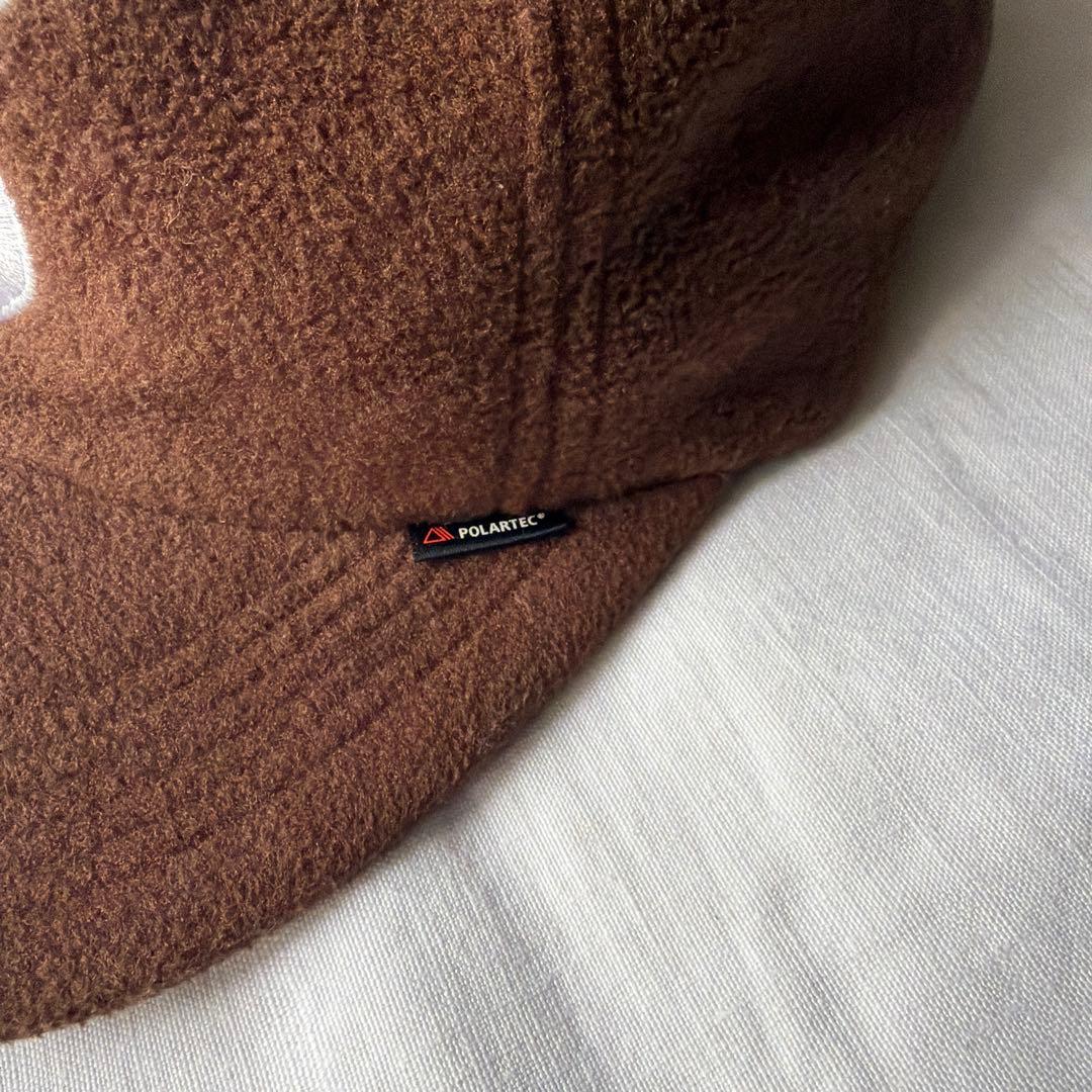 Supreme　POLARTEC　S Logo　6-Panel　ブラウン