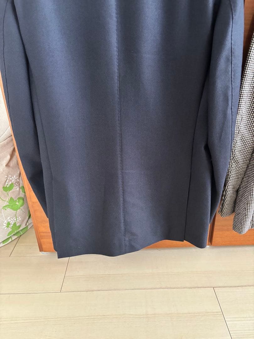 BEAMS DORMEUIL MYSTIC ビジネスジャケット ネイビー 48