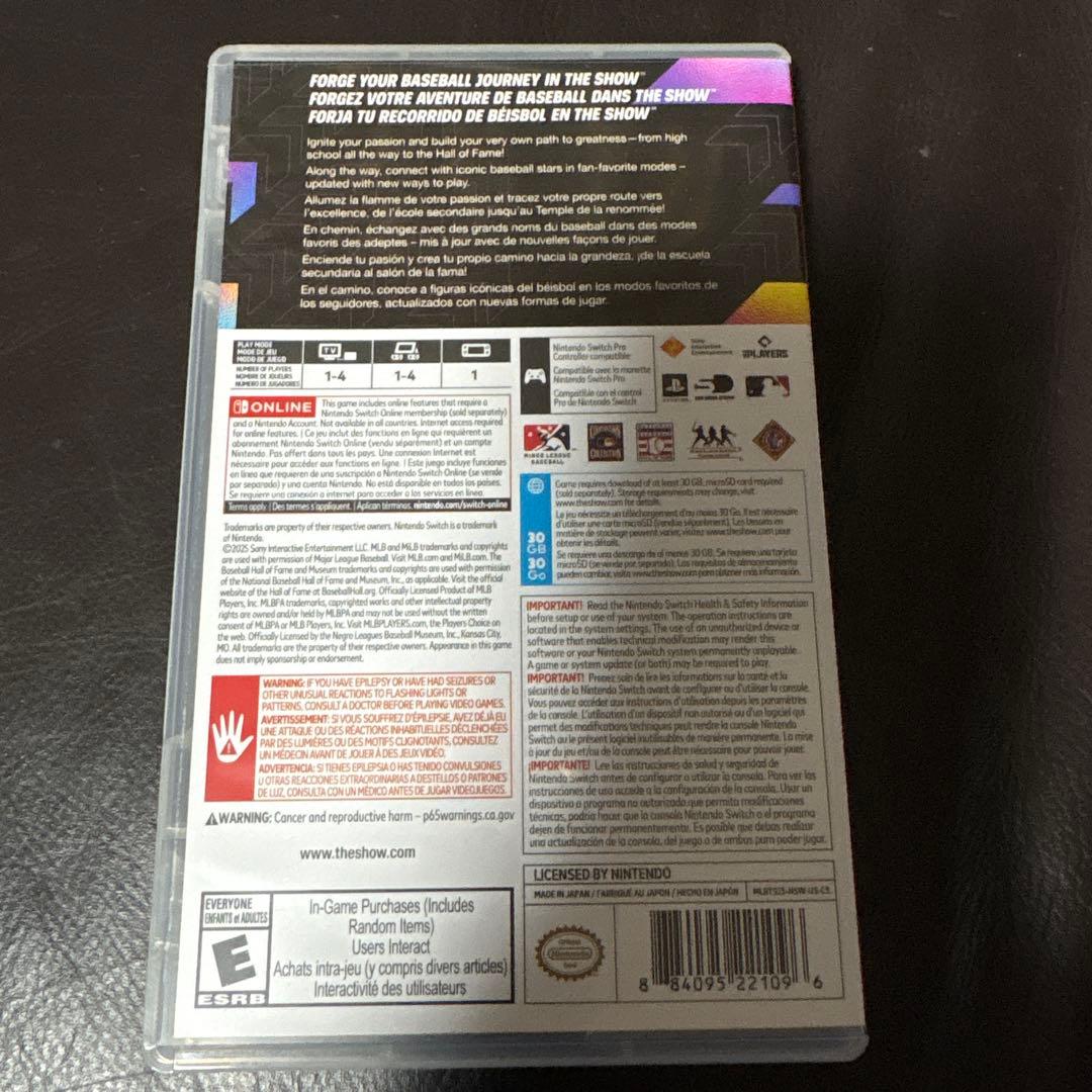 Nintendo Switch MLB The Show 25 Nintendo Switch