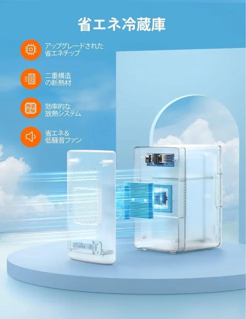 ASTROAI 省エネ冷蔵庫 車用・家庭用 黒 2022年IDEA賞受賞