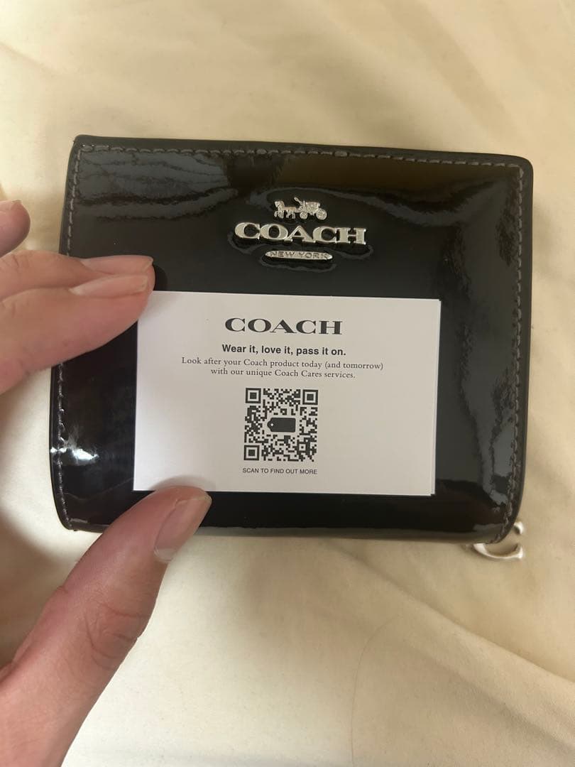 D*i様 COACH 二つ折り財布 黒