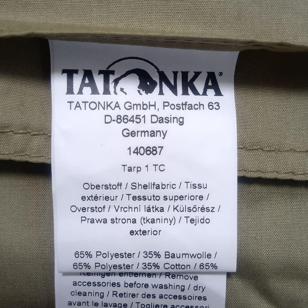 【美品】Tatonka タトンカ Tarp タープ 1 TC サンドベージュ