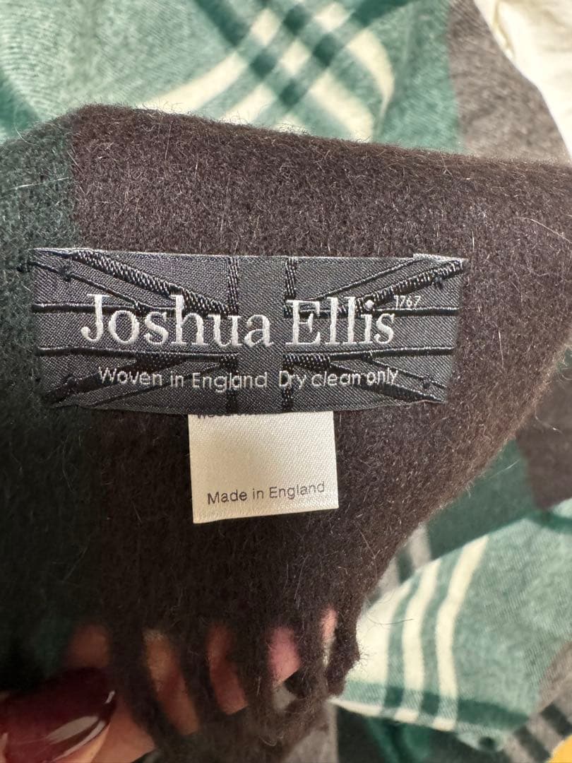 Joshua Ellis チェック柄　大判ストール