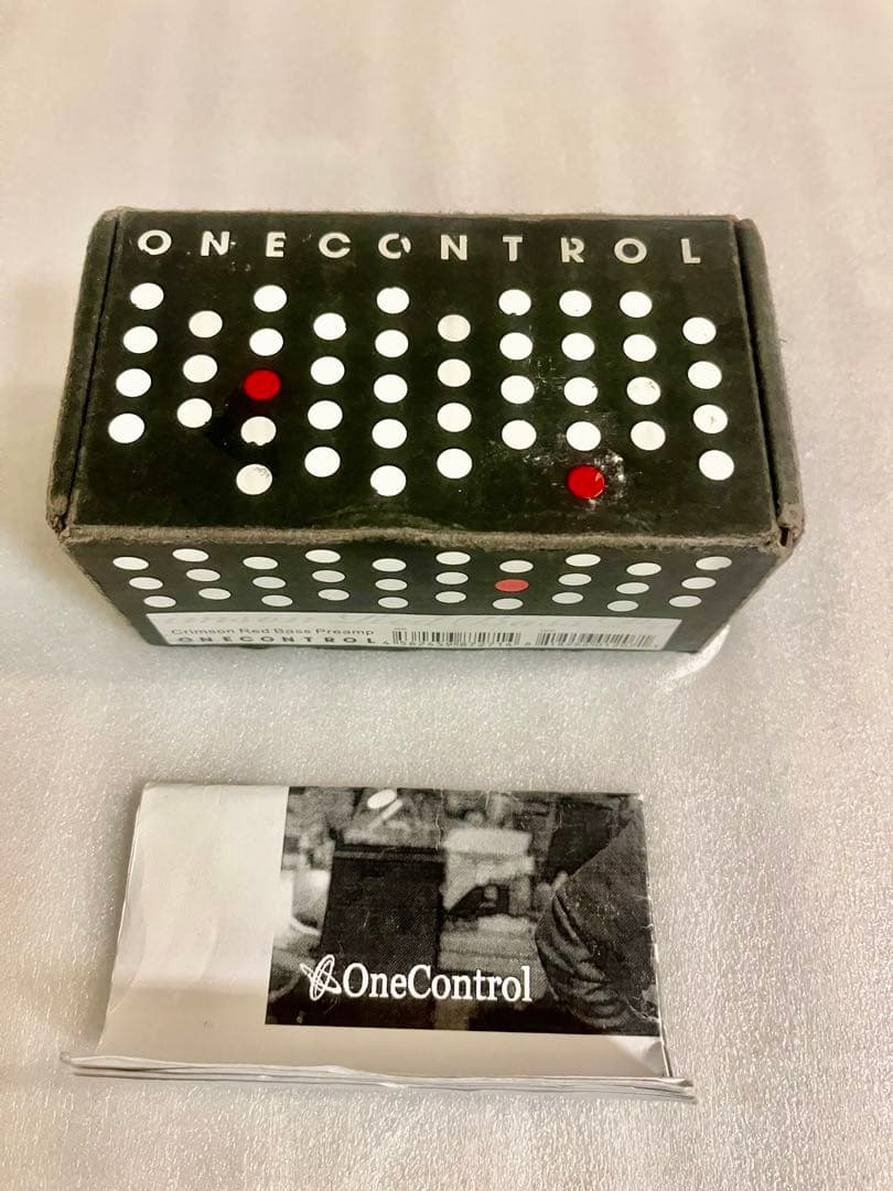 ベース ONECONTROL crimson red bass preamp