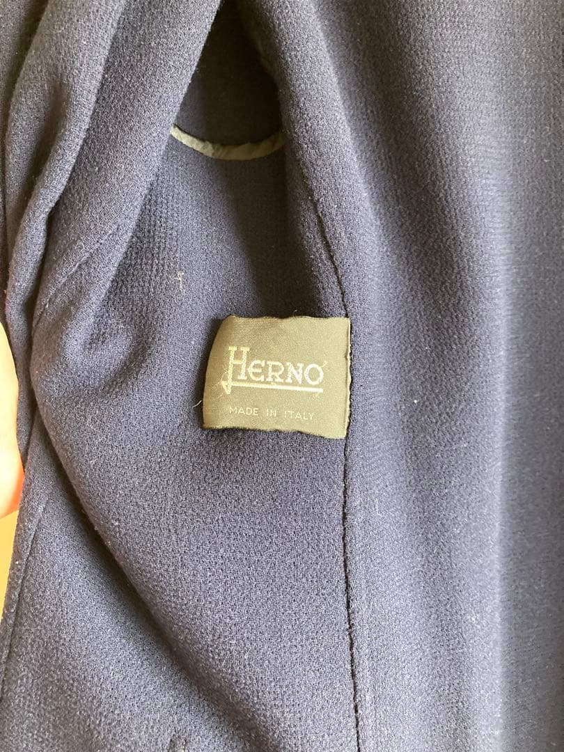HERNO ヘルノ レディース ジャケット/ブレザー 薄手ニット ネイビー