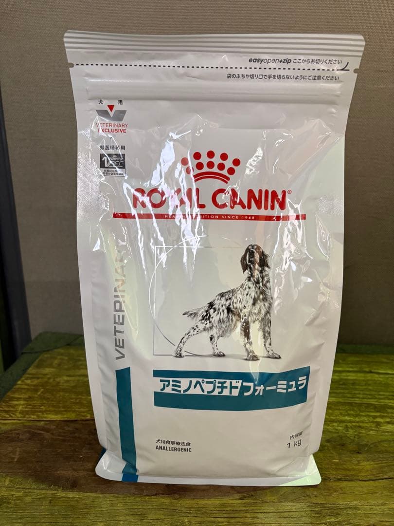 ロイヤルカナン アミノペプチド フォーミュラ 犬用 1キロ×4袋 食事療法食