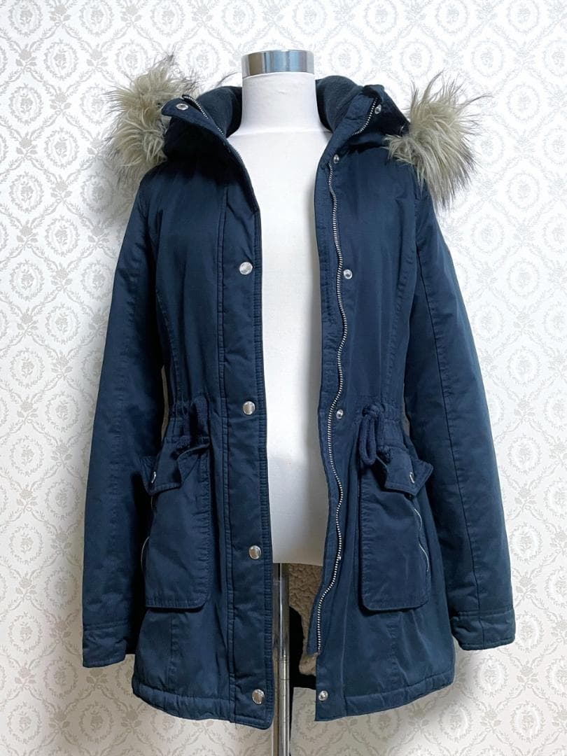 Hollister ホリスター アバクロ モッズコート ネイビー