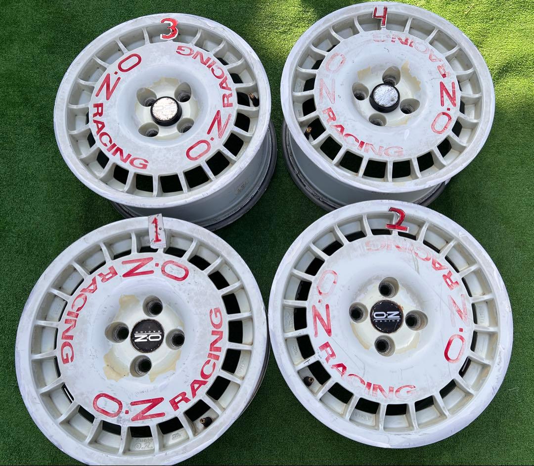 OZRacingRuote当時物15X7.0J+36 PCD100 H5, 4個