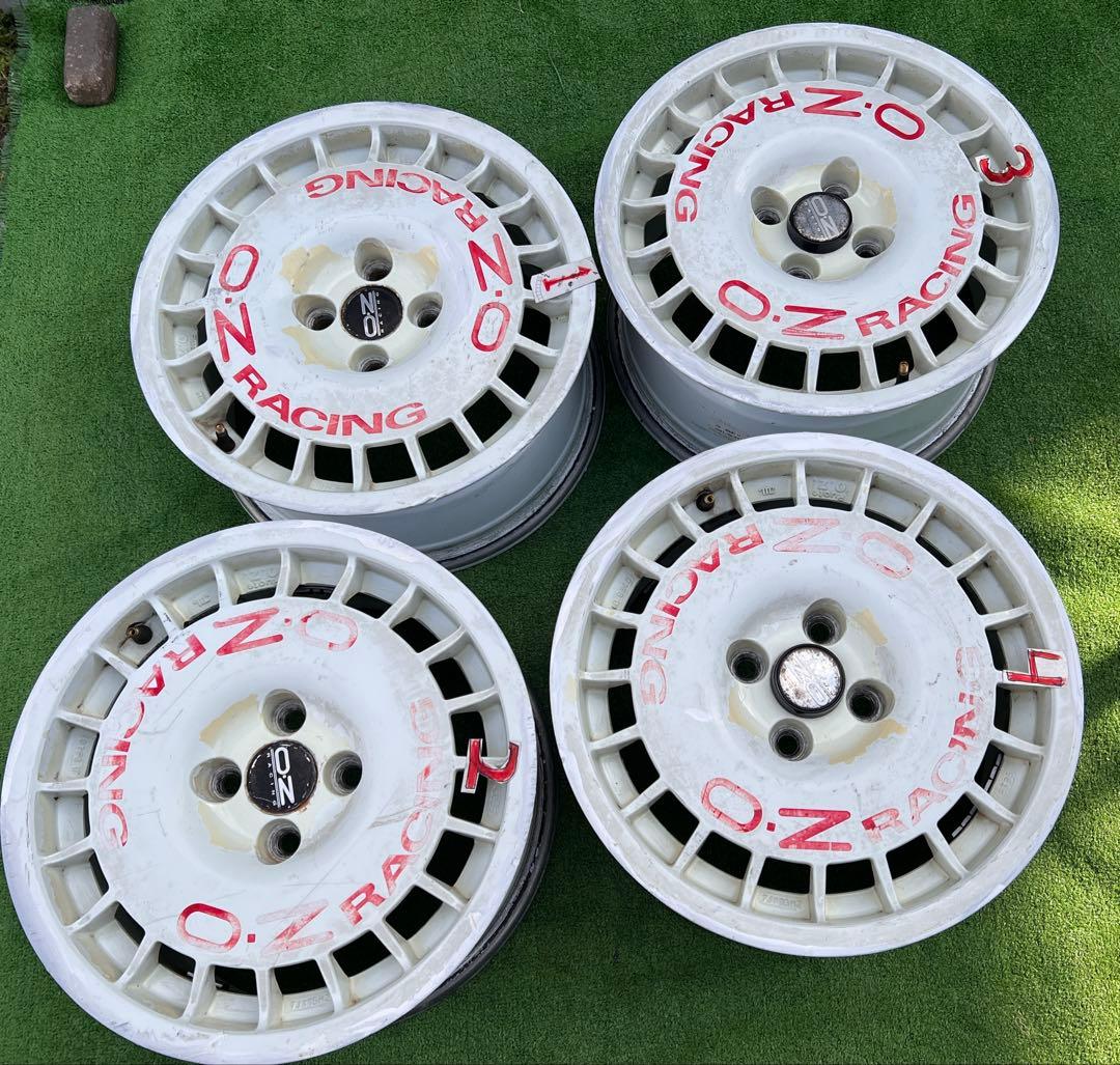 OZRacingRuote当時物15X7.0J+36 PCD100 H5, 4個