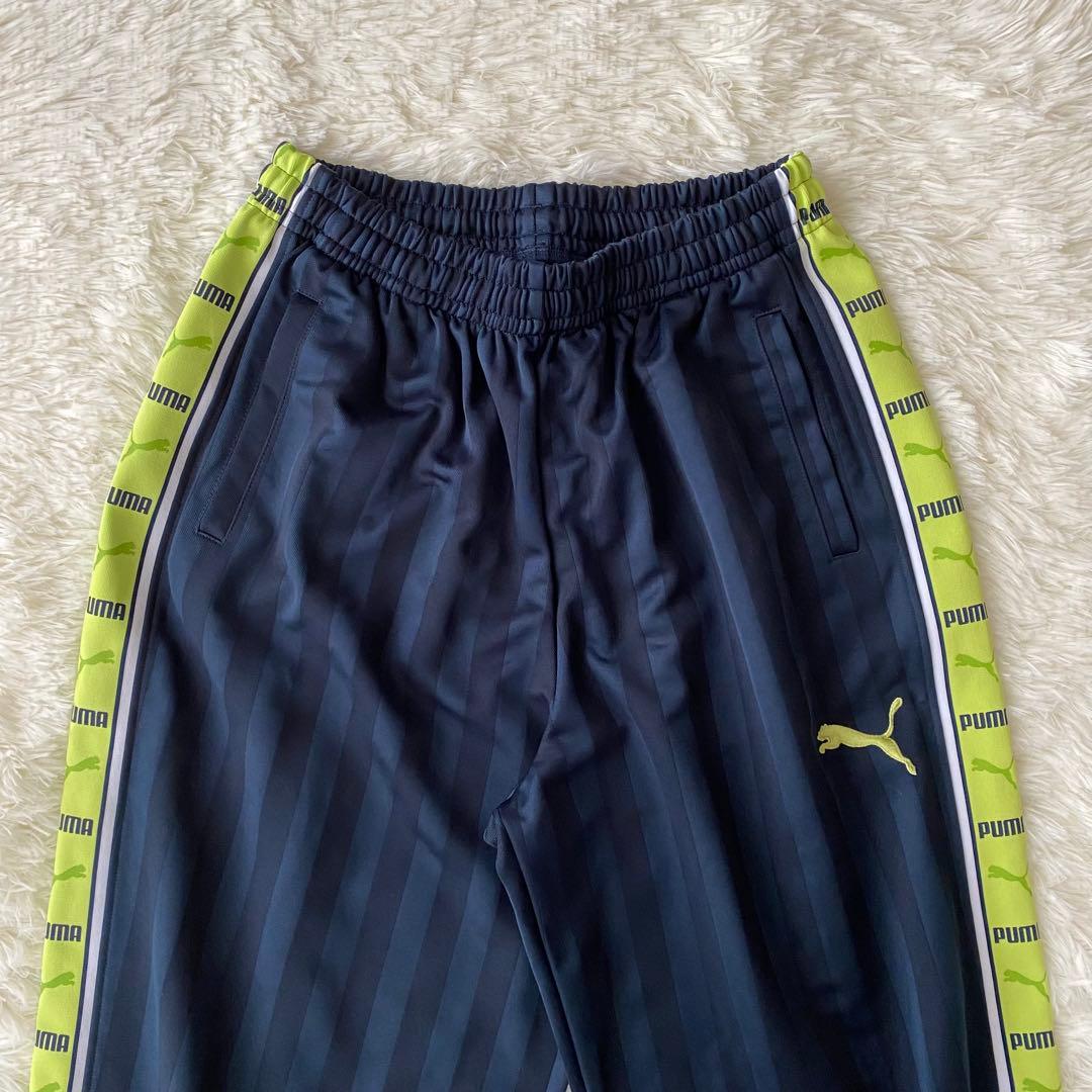 PUMA ジャージ上下セット L ネイビー/ライトグリーン プーマ✨