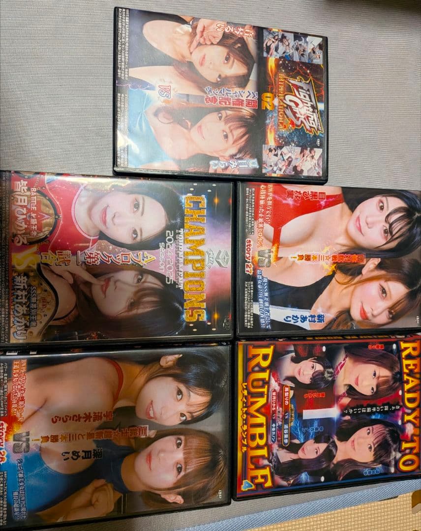 t*o様 キャットファイト　女子プロレス DVD 5枚セット