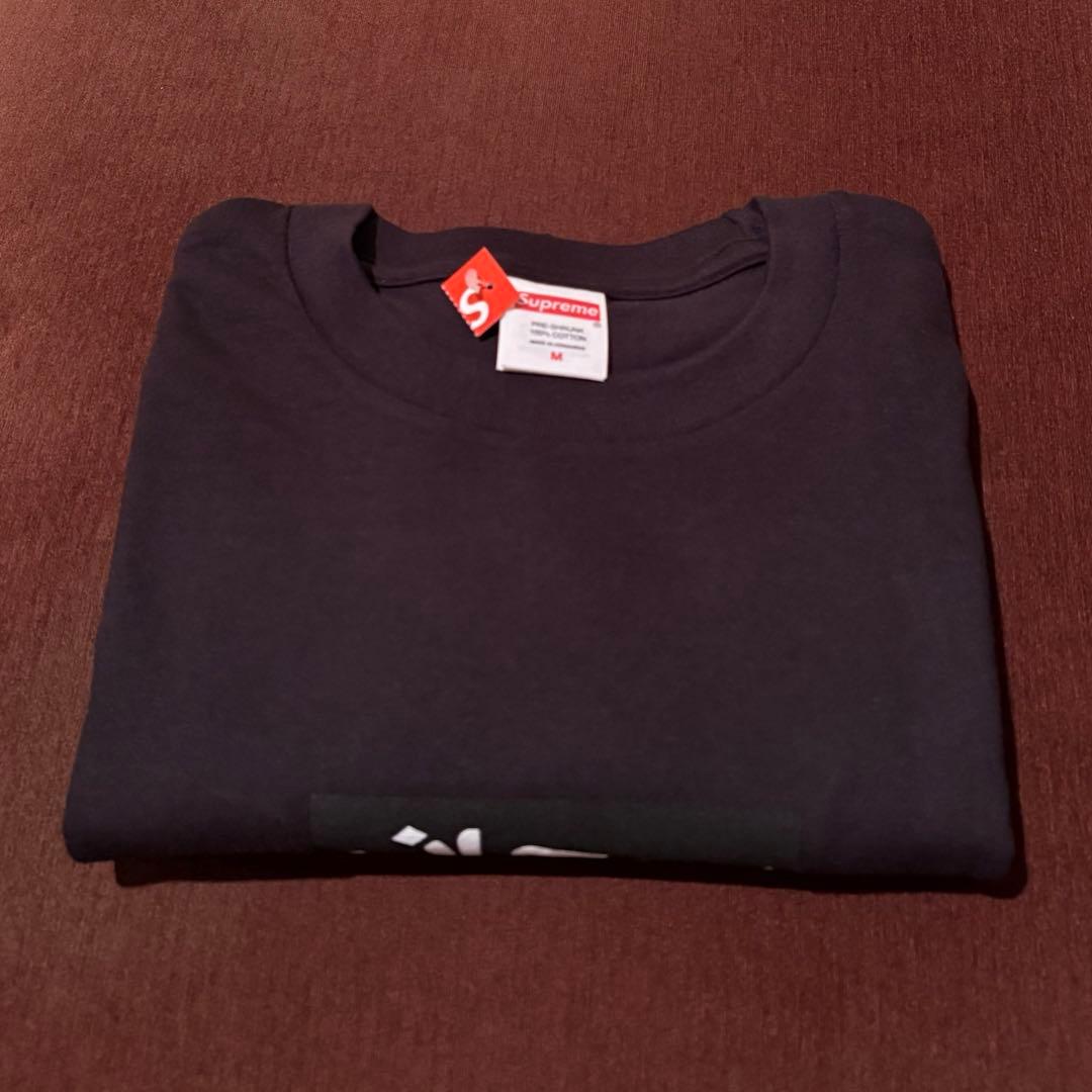 supreme Arabic Box Logo Tee 黒 M アラビック