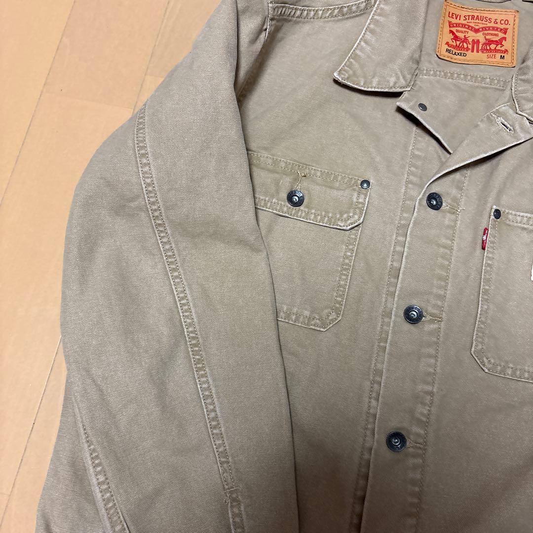 Levi's ベージュ ジャケット　カバーオール　M
