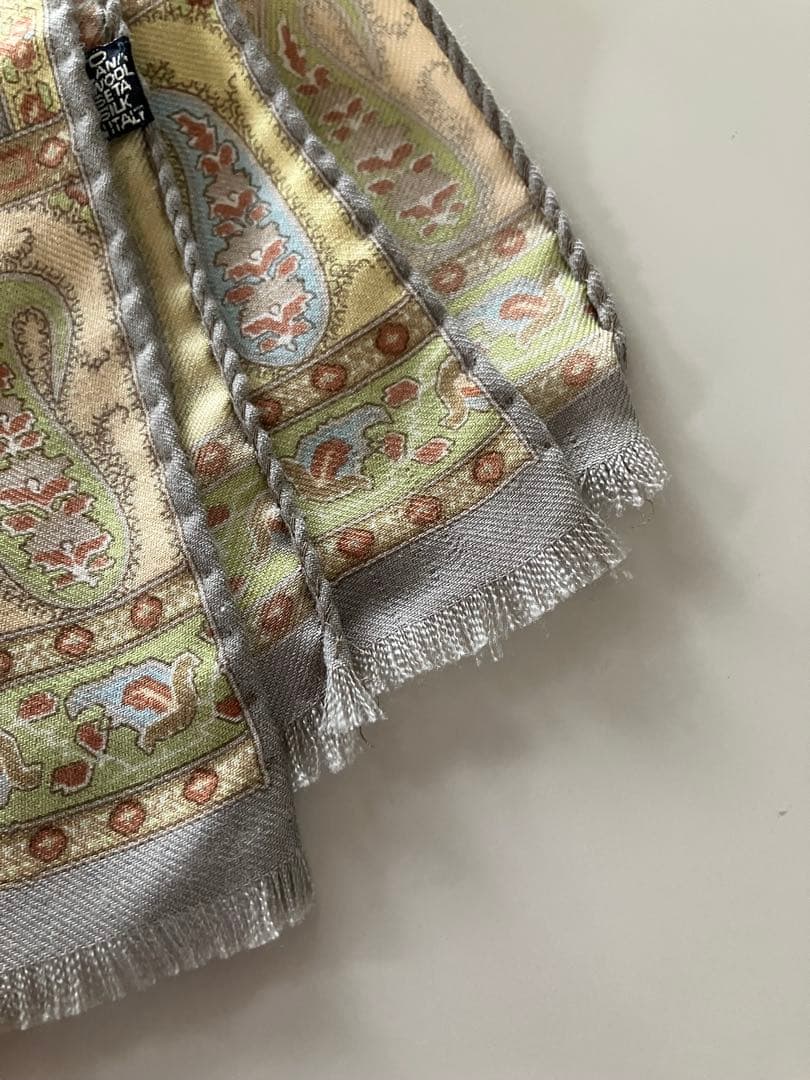 ETRO エトロ ウール×シルク　ストール