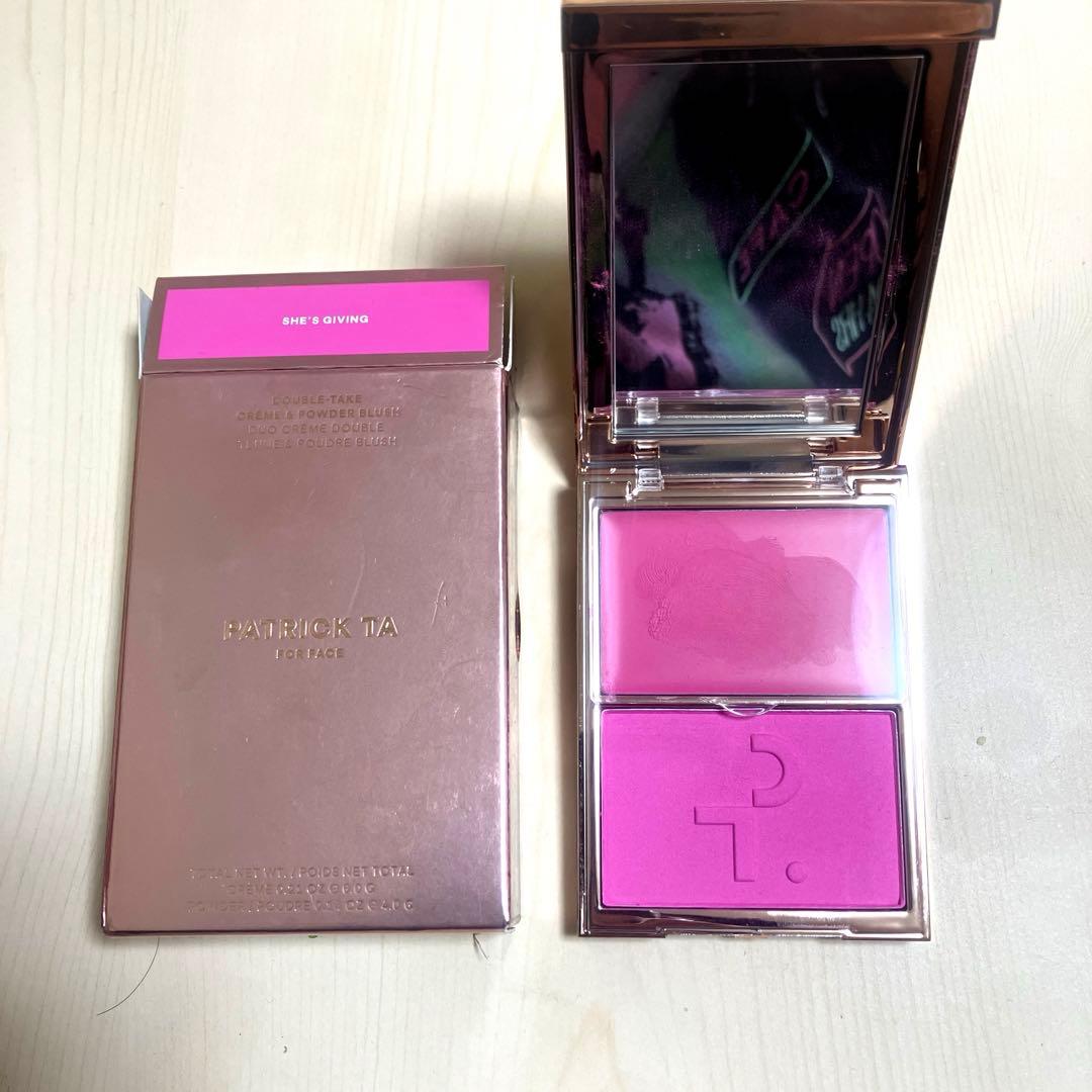 Patrick Ta クリーム＆パウダーチーク SHE'S GIVING