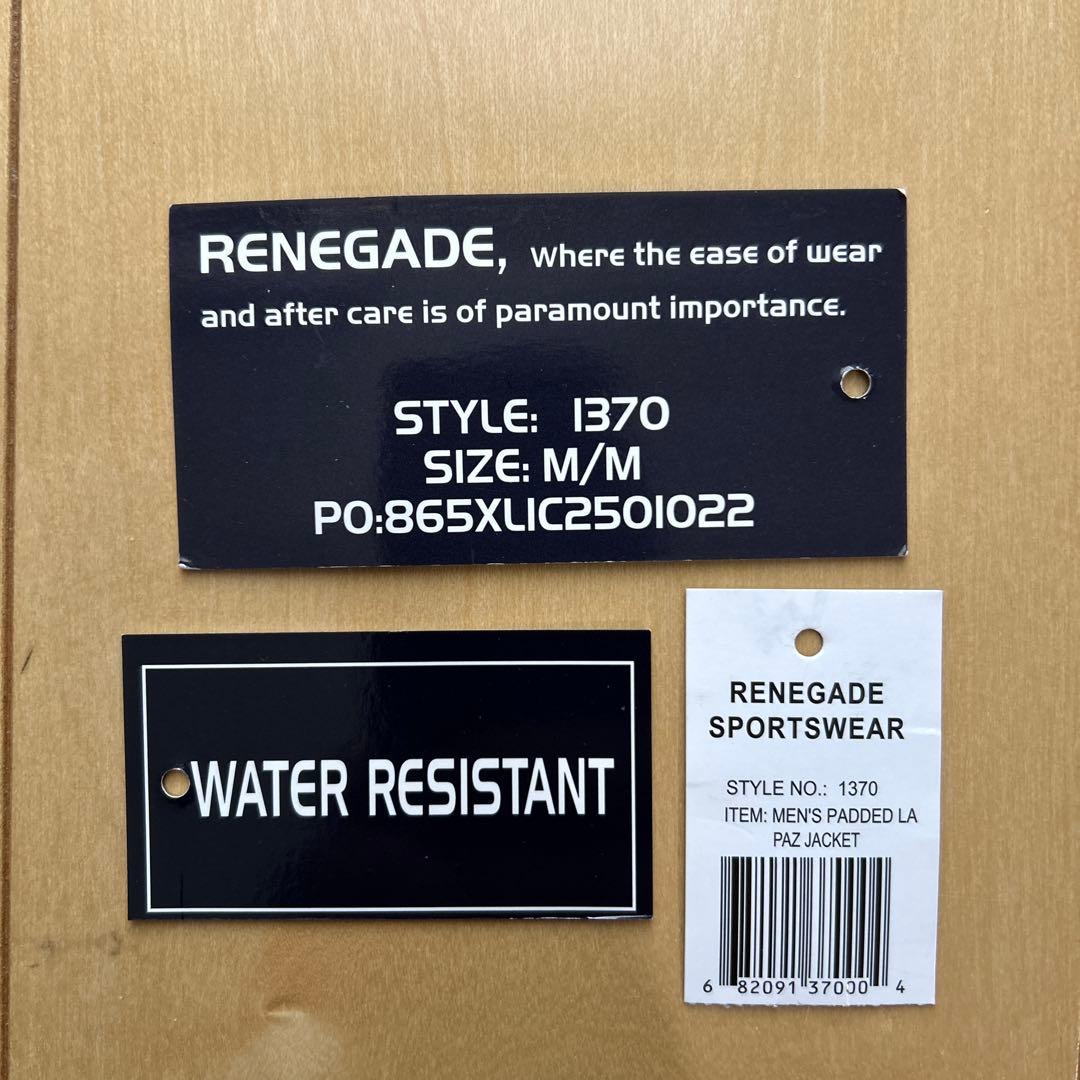 未使用品　RENEGADE ダービージャケット　ブラック　M レネゲート