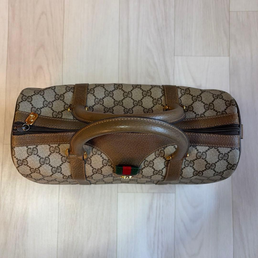 OLD GUCCI ミニボストンバッグ シェリーライン
