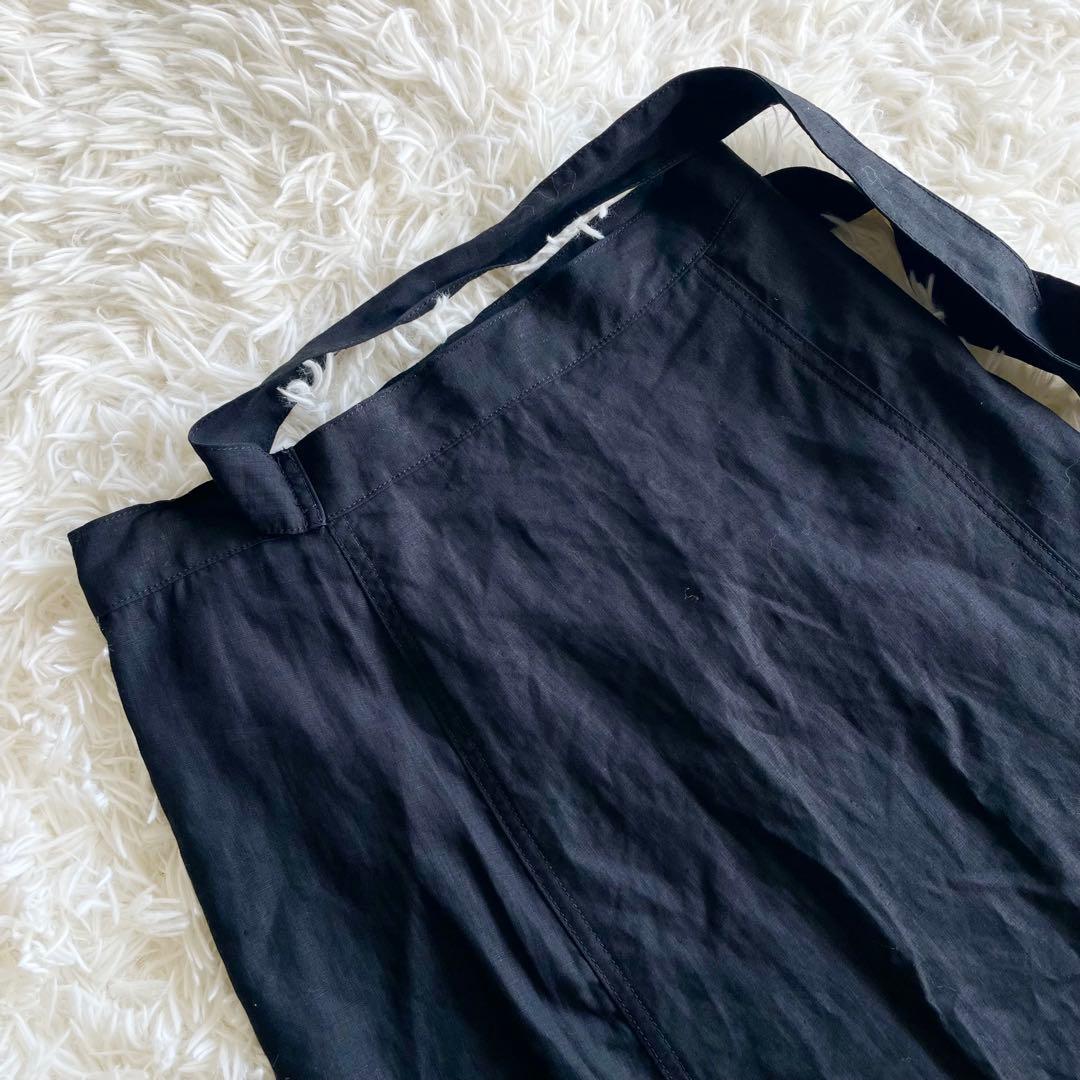美品✨現行✨Lisiere アパルトモン　Linen Wrap Skirt 麻