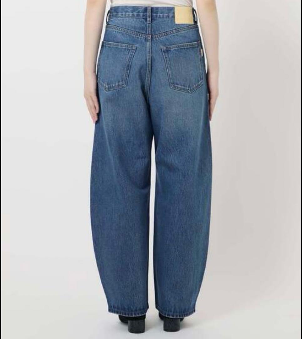ウォッシャブル 【DU JOUR】BARREL BAGGY JEAN 36