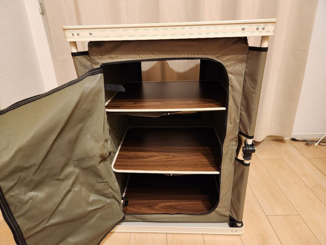 【未使用品】DOD マルチキッチンテーブル カーキ