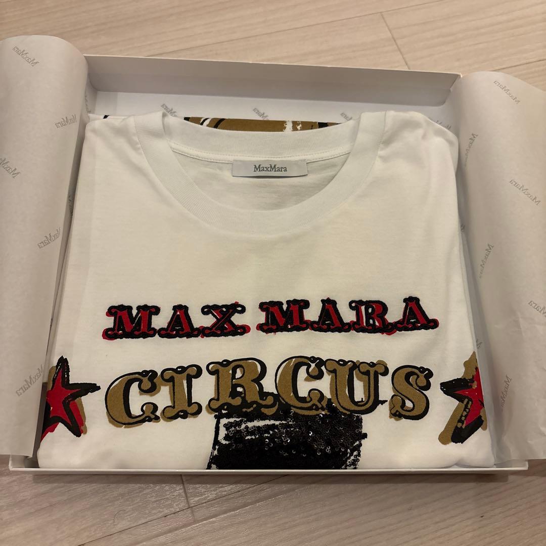 goshoMaxMara TシャツカットソースパンコールサーカスプリントS