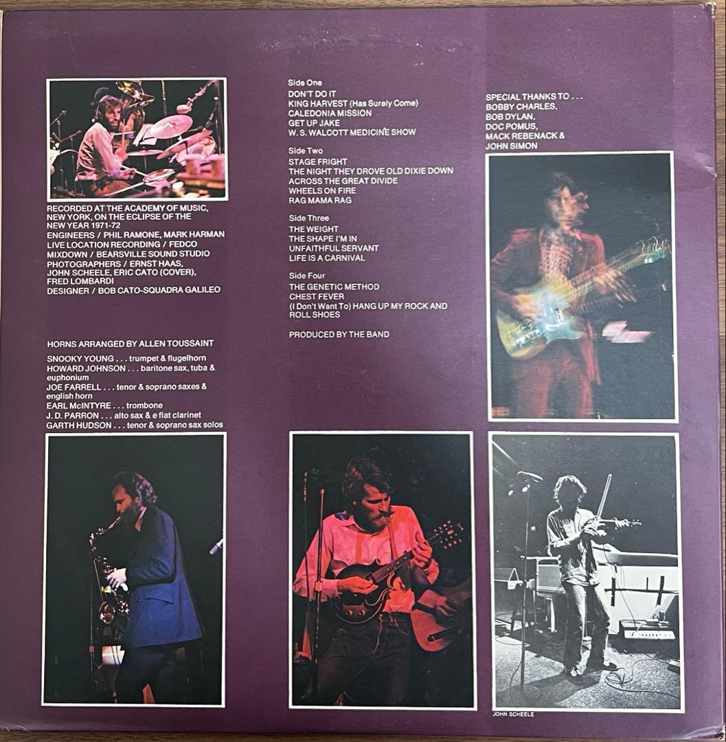 【2LP/帯付】Rock Of Ages The Band In Concert