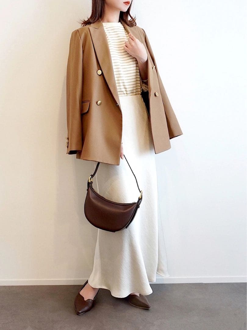 ほぼ新品＊BEAUTY&YOUTH UNITED ARROWSサテンスカートWw