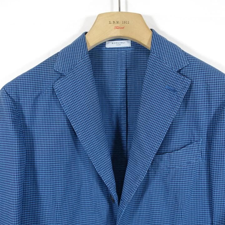 ★Ken117★ボリオリ　マイクロチェックジャケット　COAT　BOGLI