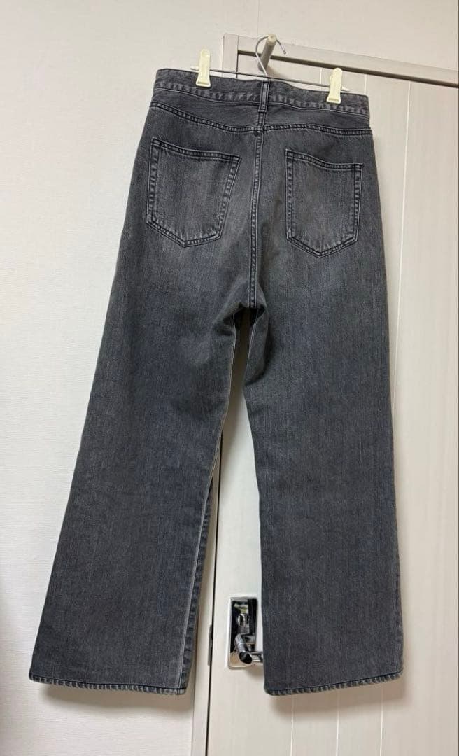 Whim Gazette ドロストデニムパンツ グレー 34