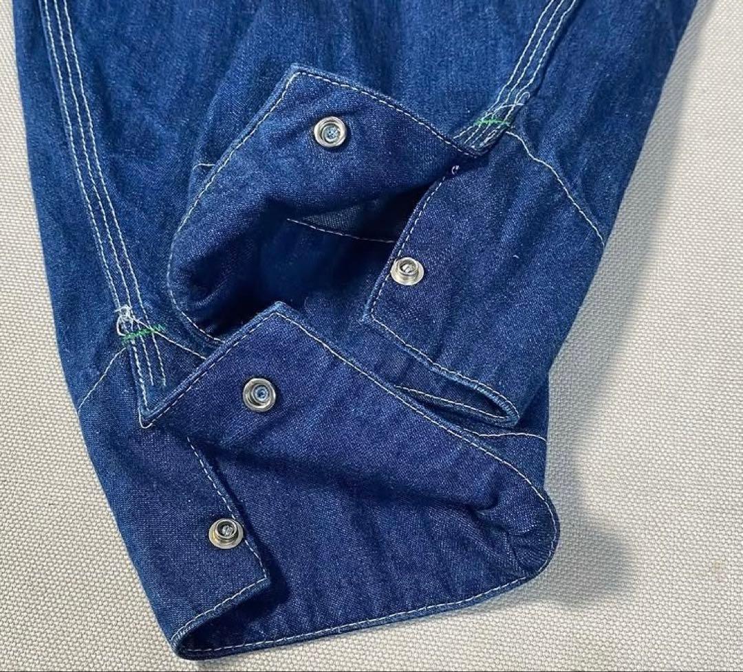 70s オシュコシュ デニム カバーオール 42L ヴィンテージ
