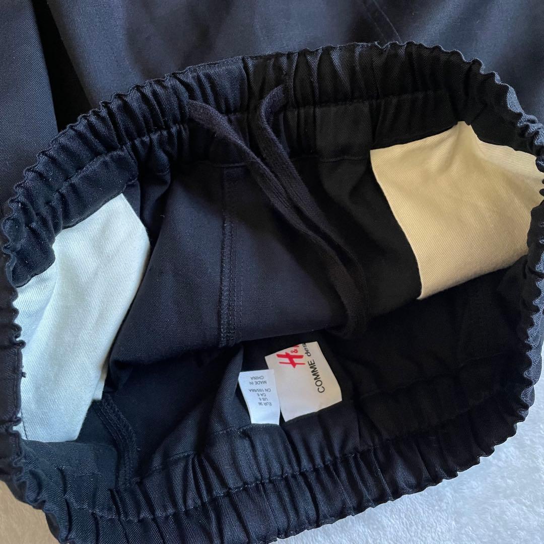H＆M × COMME des GARCONS コラボ サルエルパンツ ブラック