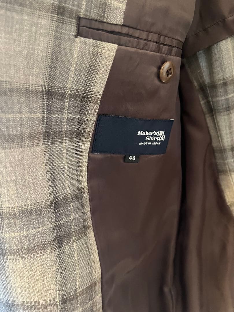 akaLeonさん専用　【鎌倉シャツ】Zegna グレーテーラードジャケット