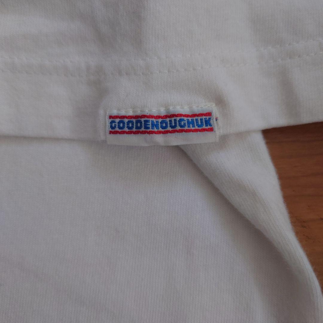 GOODENOUGH UK 90s グットイナフ トライバルタグ Ｔシャツ白