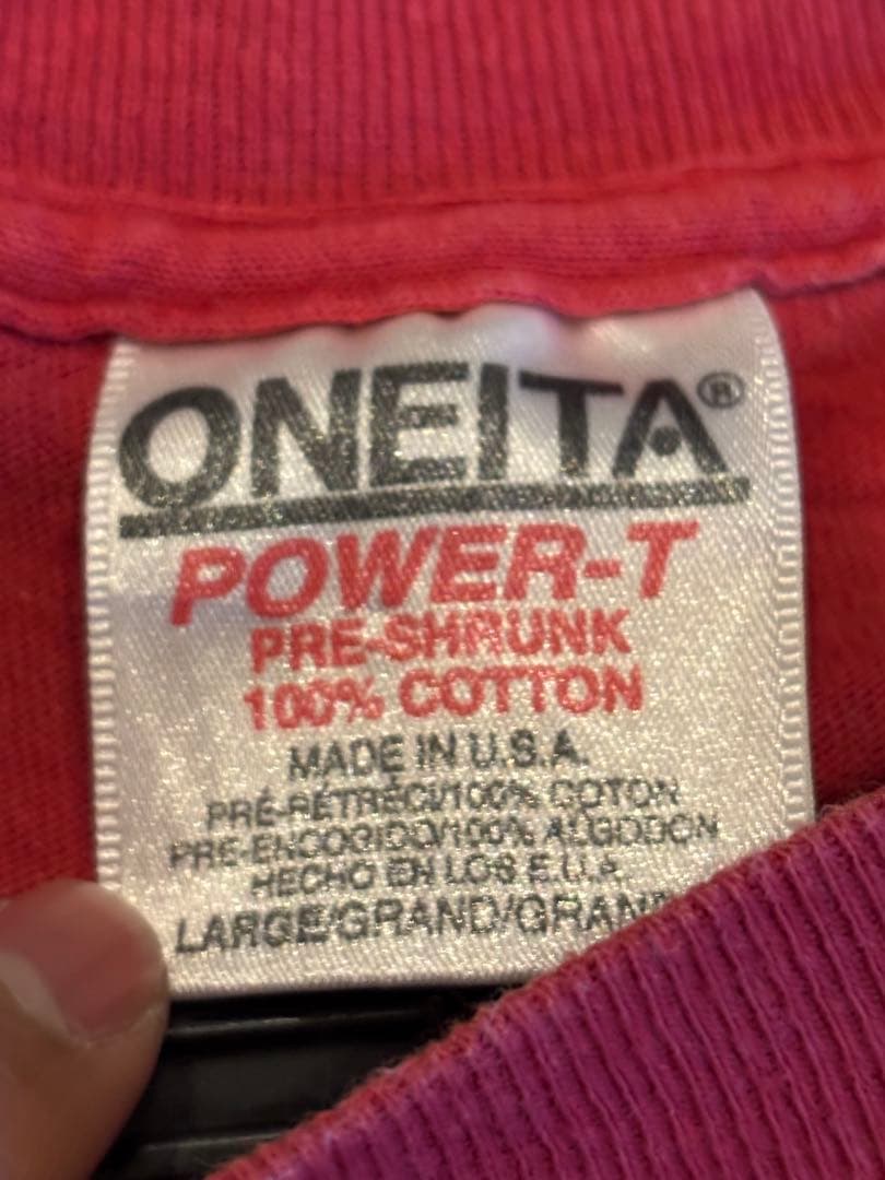 90s モーションロゴtシャツ ONEITA USA製 size L