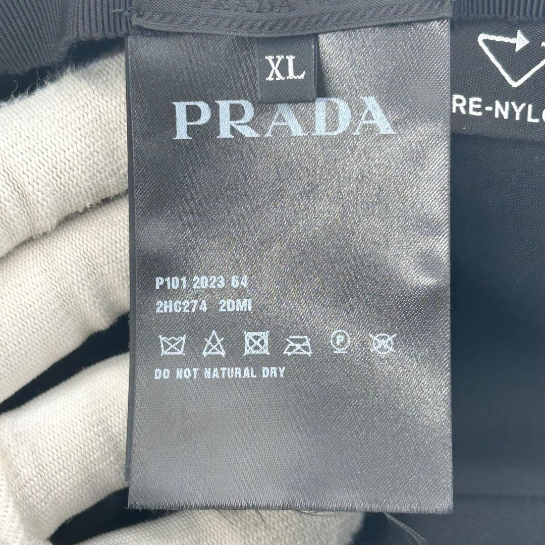 極美品✨プラダ キャップ 三角ロゴ トライアングル ブラック XL 希少サイズ