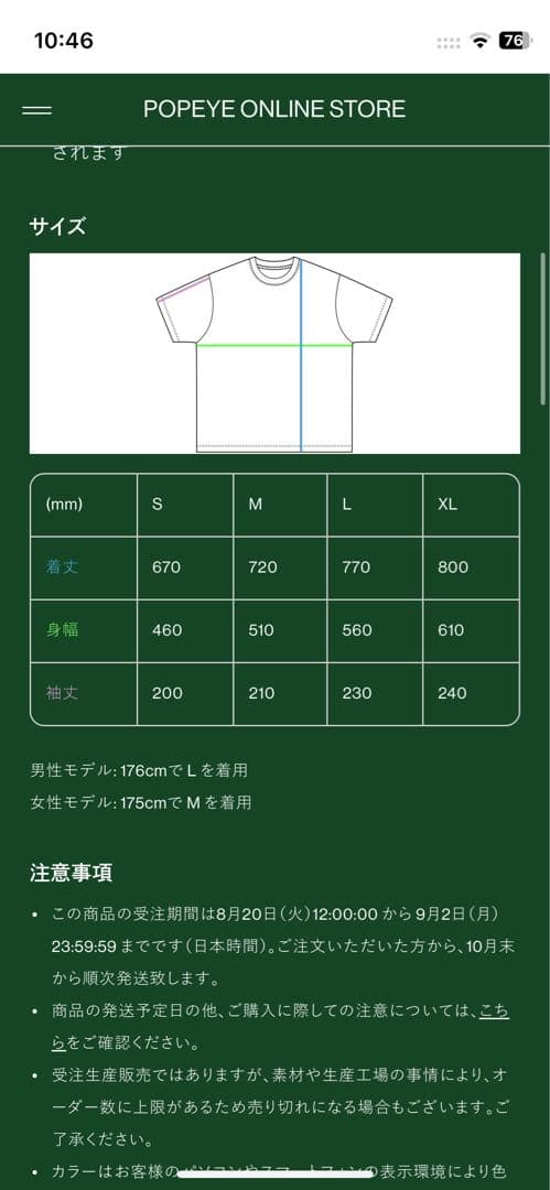 ピエールエルメ イスパハン Tシャツ POPEYE 平野紗季子 S