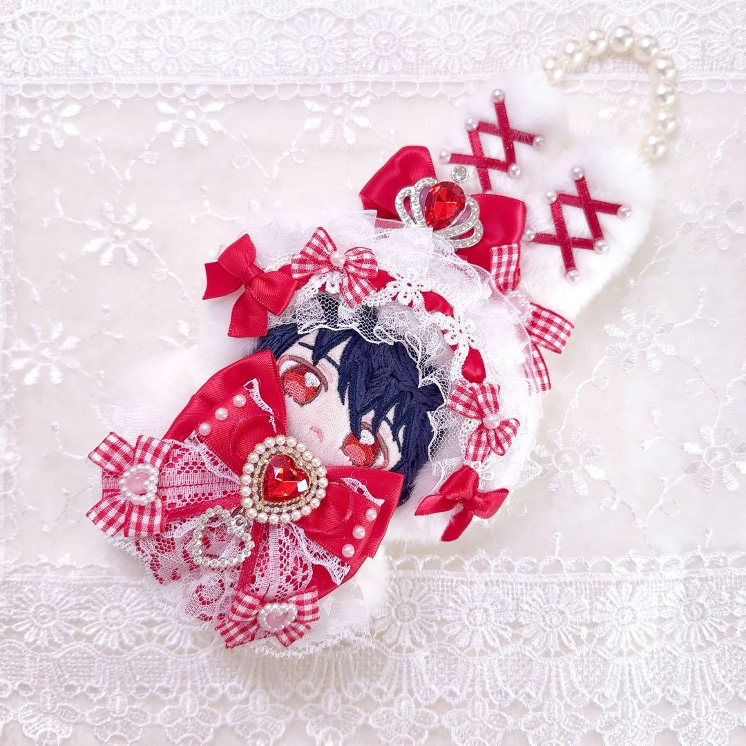 いつぬい　ぬい服　着ぐるみ　うさぎ　赤　白　ロリータ　あんスタ　ちびぐるみ