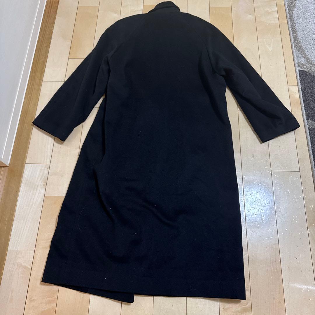 カシミヤ ダブルブレスト ロングコート