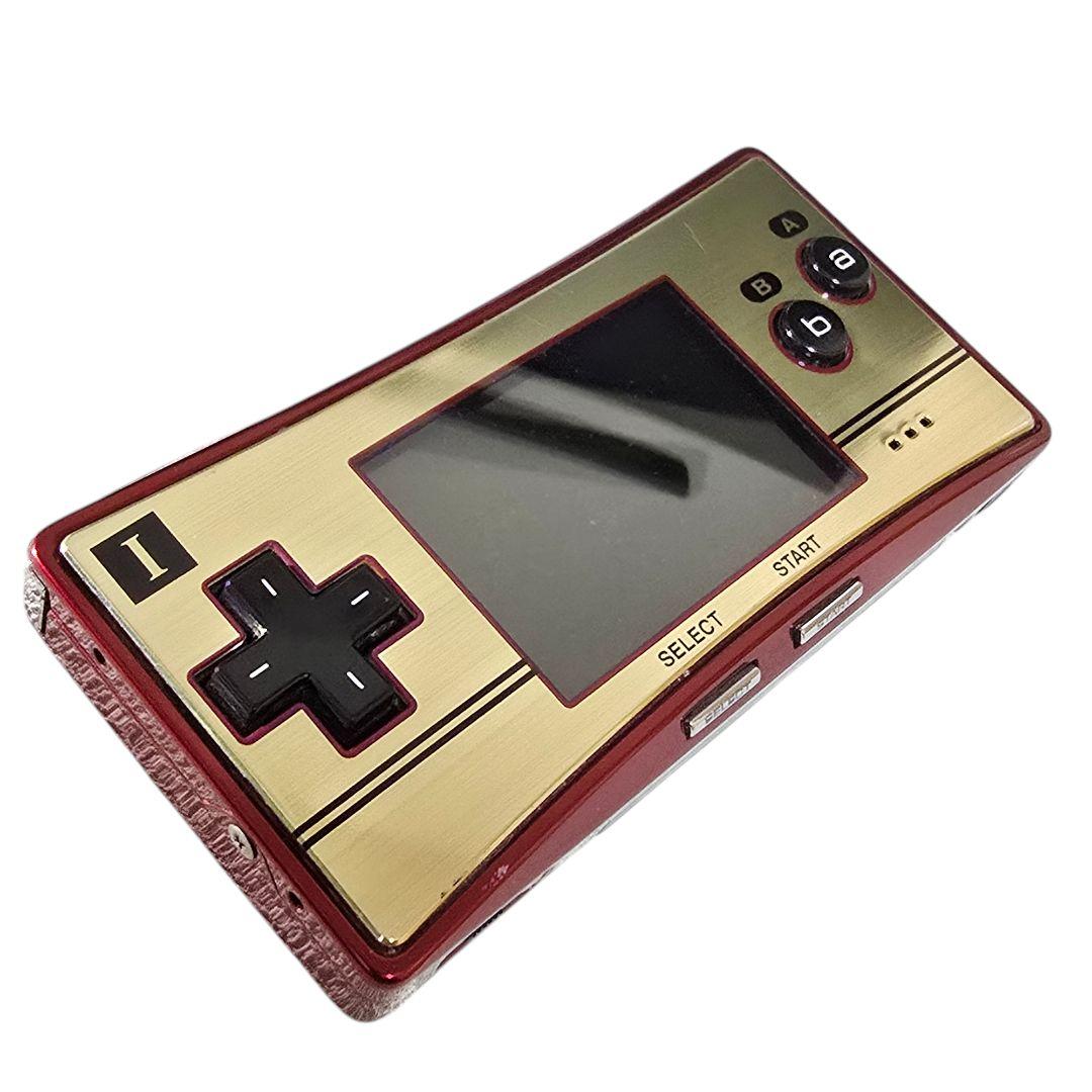 【美品】任天堂 ゲームボーイミクロ ファミコンカラー マリオ20周年記念