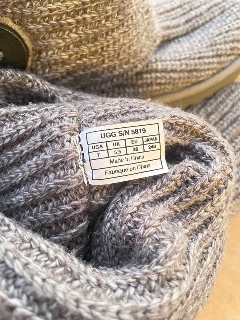 当日発送！UGG classic cardy ニットブーツ 24.0cm