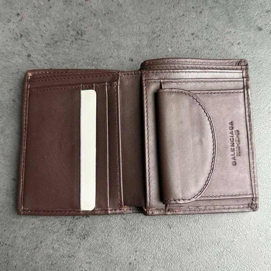 超希少✨BALENCIAGA BBモノグラム　スタッズ　二つ折財布