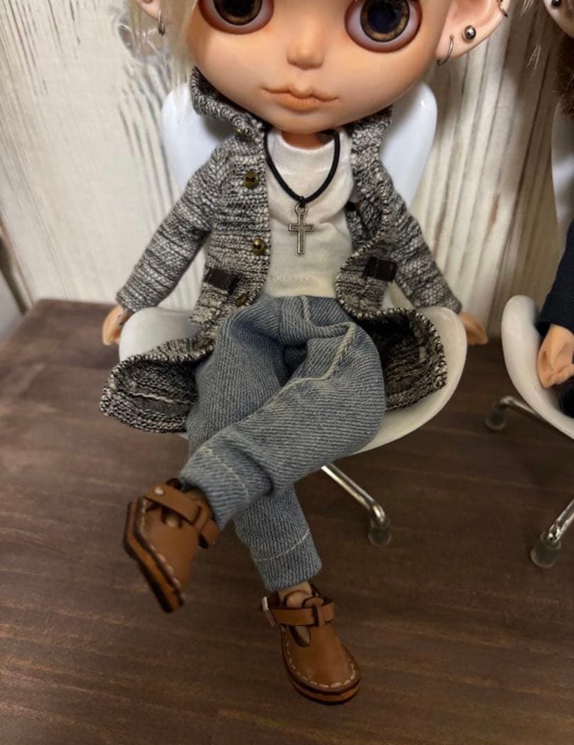 アイシードールカスタム 作家様 二人セット 男の子 アウトフィットセット