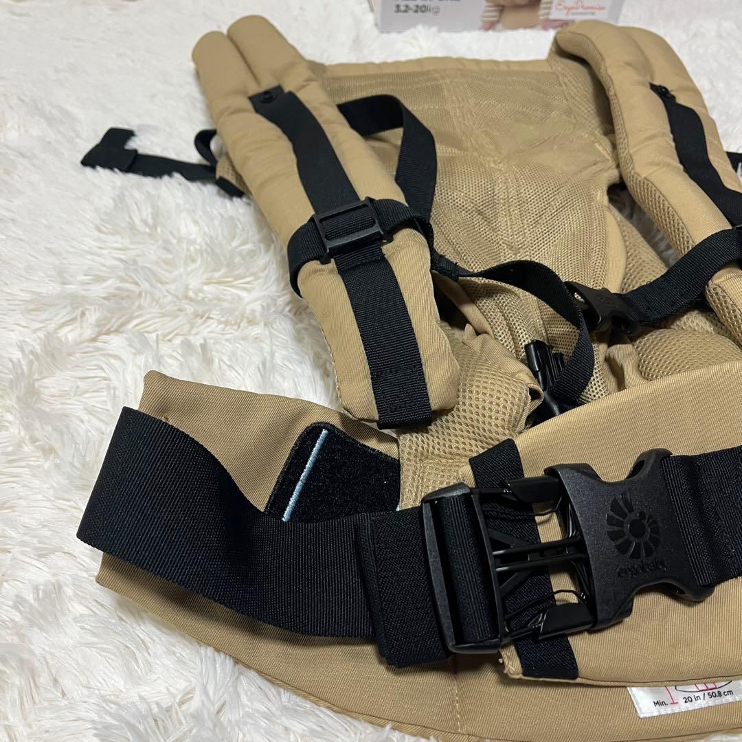 【美品】エルゴベビー　オムニ360 クールエア　ベージュ　抱っこ紐 検印有