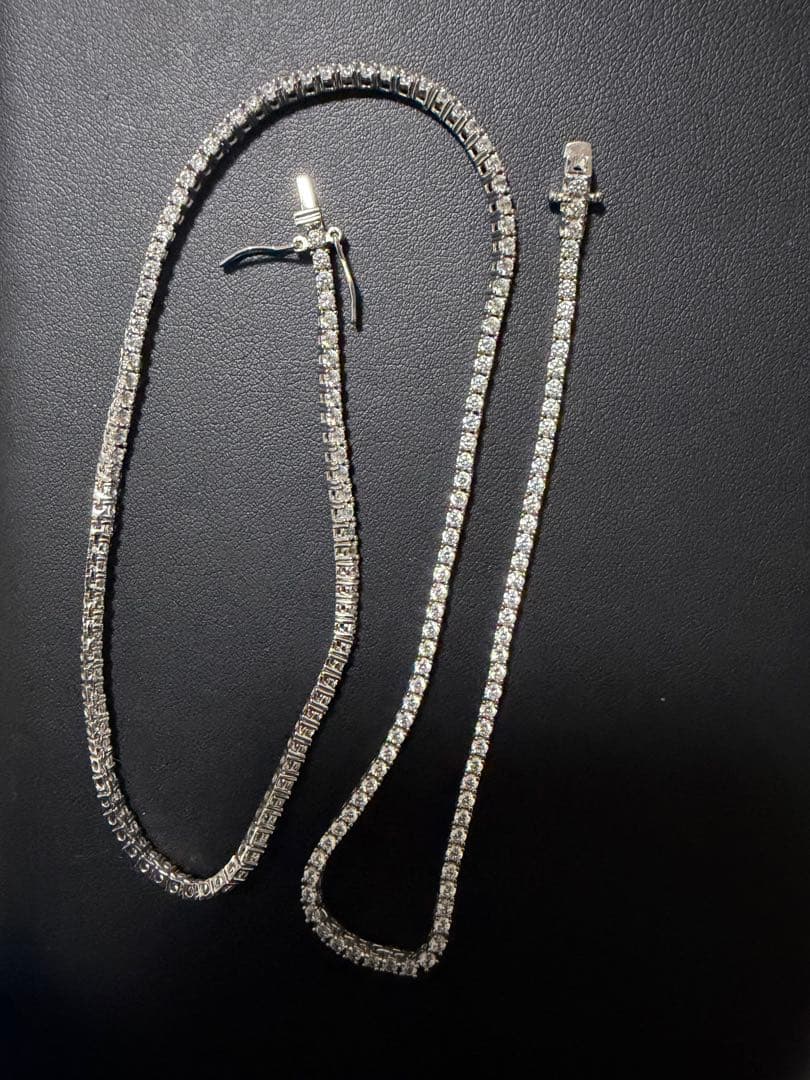 AVALANCHE シルバー テニスネックレス 45cm